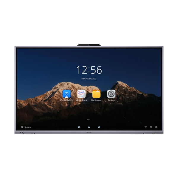 Pantalla Interactiva Hikvision 75" 4K Camara y Mic